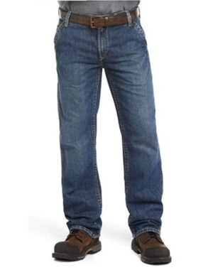 Ariat FR M4 Relaxed Boot Jeans Workhorse Medium Wash Size 42x32 Flame Resistant